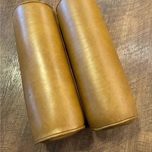 Burrow Nomad Camel Bolster Pillows (set of 2)